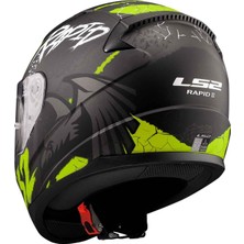 Ls2 Rapid 2 Raven Kapalı Kask