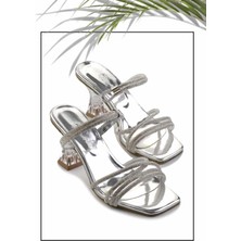 Bambi Lame Ayna  Kadın Abiye Ayakkabı K05994070739