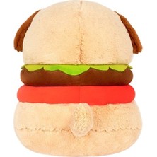 Period123 Sevimli Hamburger Köpek Peluş Oyuncak Yaratıcı Yavru Bebek Çocuk Oyuncak (Yurt Dışından)