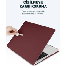 TECHTONİC Macbook Air 13.3 M1 2020 Uyumlu Kapak Kılıf 360 Derece Tam Koruma A1932/A2179/A2337