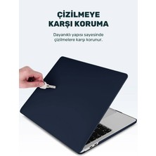 TECHTONİC Macbook Air 13.3 M1 2020 Uyumlu Kapak Kılıf 360 Derece Tam Koruma A1932/A2179/A2337