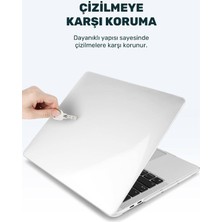 TECHTONİC Macbook Air 13.3 M1 2020 Uyumlu Kapak Kılıf 360 Derece Tam Koruma A1932/A2179/A2337