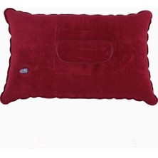 Wenchang Shop C 22X34CM Bordo Stili Sıcak Satış Araba Aksesuarları Şoförler Için Bel Yastığı Şişirilebilir Seyahat Yastığı - Yüksek Kaliteli Taşınabilir Arka Koltuk Desteği (Yurt Dışından)