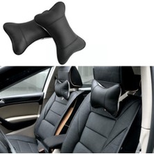 Wenchang Shop C Kahverengi 1pc Tarzı 1 Adet Araba Boyun Yastığı Iç Ürünler Araba Kemik Yastık Pvc Başlık Koruma Deri Boyun Siyah Güvenlik Yastık Dekorasyon Evrensel (Yurt Dışından)