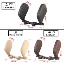 Wenchang Shop C M Örgü Kumaş Siyah Stil Araba Koltuk Baş Desteği Yastığı Seyahat Boyun Yastığı Çözümü Çocuklar Yastık ve Yetişkinler Otomobil Koltuk Baş Yastığı Araba Yastığı (Yurt Dışından)