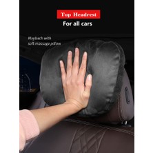 Wenchang Shop C 2 Adet Kahverengi Tarzı 2 Adet Araba Başlık Boyun Yastığı Maybalass Yumuşak Evrensel Seyahat Oto Aksesuarlar Araba Koltuk Kılıfı Sandalye Yastık (Yurt Dışından)