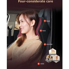 Wenchang Shop C Kahve Bel Tarzı Araç Koltuk Baş Desteği Yastığı Otomatik Hafızalı Köpük Boyun Yastığı Seat Baş Desteği Bel Desteği Ofis Koltuğu Yastığı Araba Koltuğu Için Yastık (Yurt Dışından)
