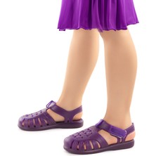 Kiko Kids Fina Günlük Deniz Havuz Plaj Kız Çocuk Sandalet Ayakkabı Mor