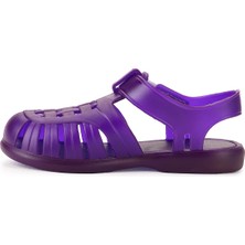 Kiko Kids Fina Günlük Deniz Havuz Plaj Kız Çocuk Sandalet Ayakkabı Mor