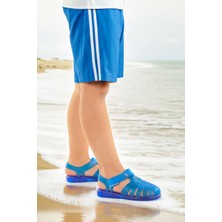 Kiko Kids Fina Günlük Deniz Havuz Plaj Erkek Çocuk Sandalet Ayakkabı Mavi
