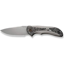 Weknife Equivik Titanium Grey Aluminum Foil Cf Çakı