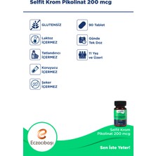 Selfit Krom Pikolinat 200 Mcg 90 Tablet