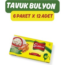 Gustoterra Tavuk Bulyon 12 Li x 6 Paket , Avantaj Paket Yerli Üretim (Türk Malı )