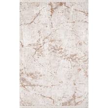 Artemis Halı Gotik 02393b Vizon Bej Modern Saçaklı Halı