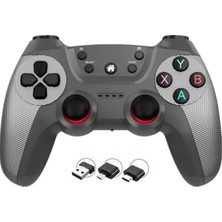 Ozmik Pc Gamepad Için 2.4g Tekli Kol Kablosuz Oyun Kolu Ps3 Için