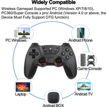 Ozmik Pc Gamepad Için 2.4g Tekli Kol Kablosuz Oyun Kolu Ps3 Için