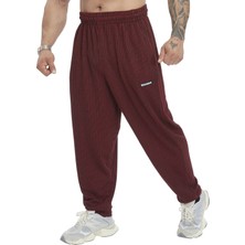 BGSM Loose Fit Çizgili Eşofman Altı Fitness Pantolon Bgsm PNT1399