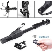 The Wlue Bluetooth Kumandalı Profesyonel Selfie Çubuğu Monopod 125CM