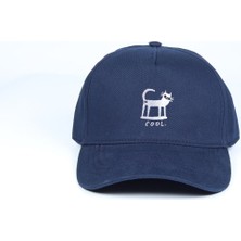 T-Funny Cool Cat Işlemeli Şapka