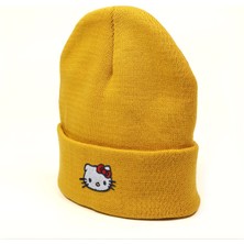 T-Funny Hello Kitty Işlemeli Bere