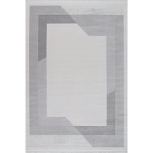 Artemis Halı Gotik 02718b Gri Kemik Modern Desen Halı