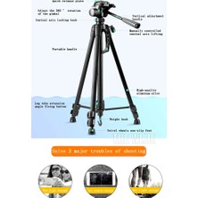 The Wlue Profesyonel Outdoor Tripod 140CM Tüm Dslr Kameralarla Uyumlu Video Fotoğraf Çekim Tripod