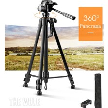 The Wlue Profesyonel Outdoor Tripod 140CM Tüm Dslr Kameralarla Uyumlu Video Fotoğraf Çekim Tripod