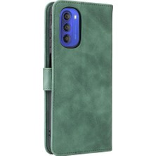 Gx Shop Motorola Moto G51 Deri Folio Flip Case Kart Ekleme Tam Için Kılıf (Yurt Dışından)