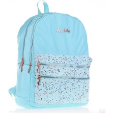 Kaukko Sırt Çantası Magıc Dreams Taşlı Pullu Turkuaz  K1547