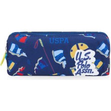 U.S. Polo Assn. Lacivert Desenli Kalem Kutusu PLKLK22063