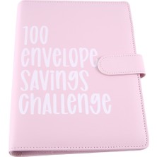 Bearrt 100 Zarf Challenge Binder, 5.050 Tasarruf Etmenin Basit ve Ilginç Yolu, Bütçe Planlama Kitabı (Yurt Dışından)