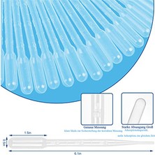 Bearrt 300 Pipet, 3 ml Tek Kullanımlık Pipetler, Ölçüm Pipetleri Laboratuvar, Sınıf, Deneysel Akrilik Renk, Eter Yağı (Yurt Dışından)