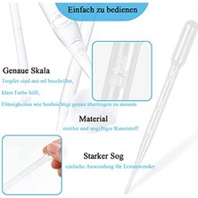 Bearrt 300 Pipet, 3 ml Tek Kullanımlık Pipetler, Ölçüm Pipetleri Laboratuvar, Sınıf, Deneysel Akrilik Renk, Eter Yağı (Yurt Dışından)