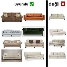 riselerhome Balpeteği 3+3+1+1 Vizon Lastikli Kanepe Örtüsü | Lastikli Koltuk Örtüsü | Koltuk Kılıfı Takımı