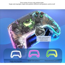 Ozmik Gamepad Programlanabilir Arkadan Aydınlatmalı Rgb 6 Eksenli Titreşim Patlama Fonksiyonu Pc Ios