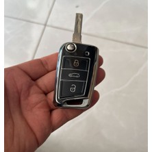 Şenyıldız Aksesuar Skoda Octavia Scala Super B Kamiq Uyumlu Anahtar Koruma Kılıfı