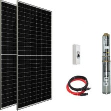 Entech Enerji 48 V Volt 910 W Watt Güneş Enerjili Dc Dalgıç Pompa Set Solar Sulama Paket Sistem 48 V Volt 910 W Watt Güneş Enerjili Dc Dalgıç Pompa Set Solar Sulama Paket Sistem