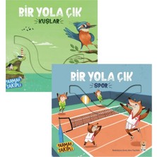 Sincap Kitap Bir Yola Çık Serisi 2'li Set Spor-Kuş (Parmak Takipli)