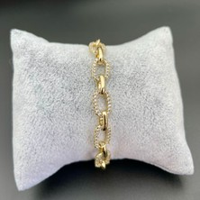 Xupıng Jewelry Halka Zirkon Taşlı Bileklik