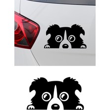 Mıgnatıs Border Collie Köpek Resmi Oto Araba Cam Sticker Çıkartma Bilgisayarlar,kamyonlar, Motosikletler Için