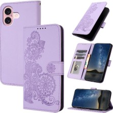 Gx Shop IPhone 16 Için Flip Case Kart Yuvası Standı Pu Deri ile Folio Kitap Çevirin (Yurt Dışından)