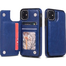 Gx Shop Kart Tutucu Çift ile IPhone 11 Pu Deri Kickstand Için Cüzdan Kılıf (Yurt Dışından)