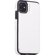 Gx Shop Kart Tutucu Çift ile IPhone 11 Pu Deri Kickstand Için Cüzdan Kılıf (Yurt Dışından)