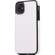 Gx Shop Kart Tutucu Çift ile IPhone 11 Pu Deri Kickstand Için Cüzdan Kılıf (Yurt Dışından)