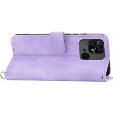 Gx Shop Xiaomi Redmi 10C Darbeye Dayanıklı Kabartmalı Çoklu Kredi Kartı Için Flip Case (Yurt Dışından)