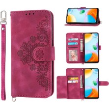 Gx Shop Xiaomi Redmi 10C Darbeye Dayanıklı Kabartmalı Çoklu Kredi Kartı Için Flip Case (Yurt Dışından)