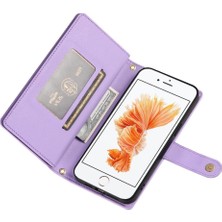 Gx Shop IPhone 7/8 Bilek Kayışı Cüzdan Bölmesi Çok Fonksiyonlu Flip Case (Yurt Dışından)