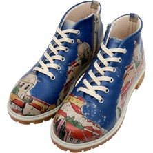 Kadın Vegan Deri Çok Renkli Bilekte Bot - On the Roofs Tasarım