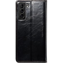 Gx Shop Samsung Galaxy S22 Artı Çılgın At Pu Deri Retro Cüzdan Için Flip Case (Yurt Dışından)