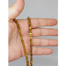 Yaşam Tohumu Hematit Taşı Şekilli 3.5*3.5mm Dizi (52322)